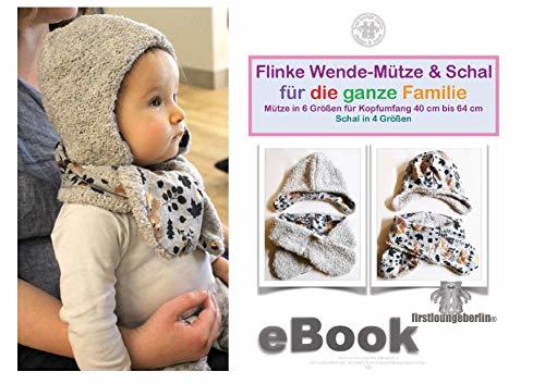 Flinke Wende-Mütze und Schal Schnittmuster für die ganze Familie von firstloungeberlin