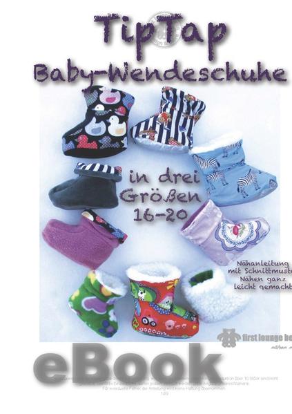 TipTap Babyschuhe Schnittmuster für Gr. 16 bis 20 von firstloungeberlin