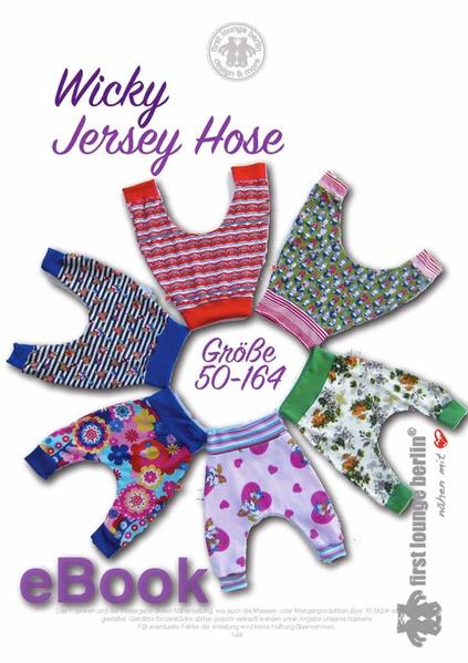 Wicky Jersey Hose Gr. 50 bis 164 von firstloungeberlin
