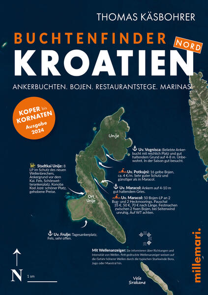 Buchtenfinder Kroatien Nord. Ausgabe 2024