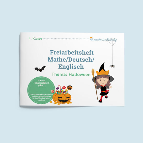 Freiarbeitsheft Halloween (4. Klasse)
