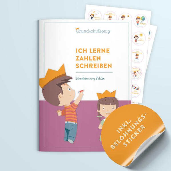 Ich lerne Zahlen schreiben für Vorschule und 1. Klasse