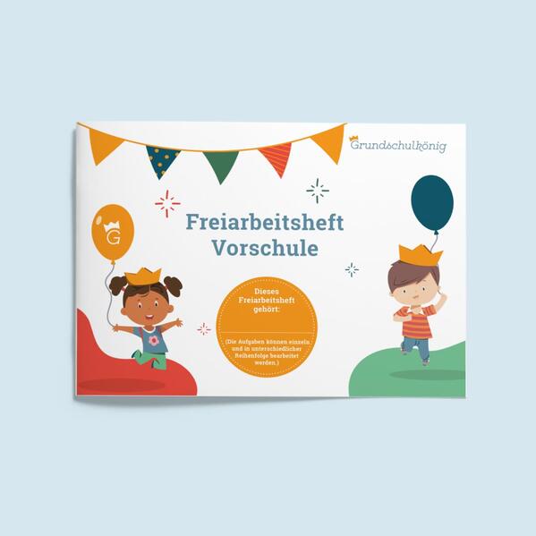 Freiarbeitsheft mit abwechslungsreichen Übungen (Vorschule)