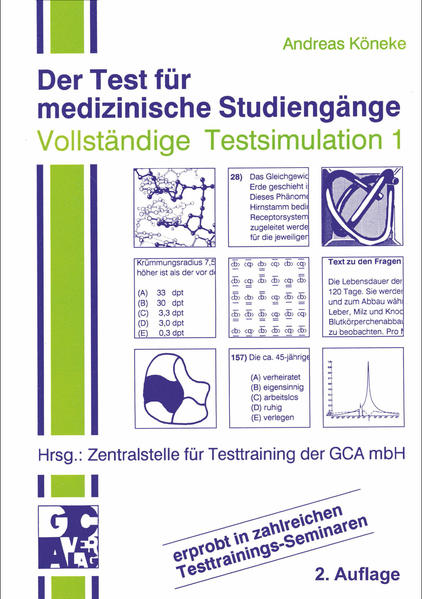 Der Test für medizinische Studiengänge. Vollständige Testsimulation 1