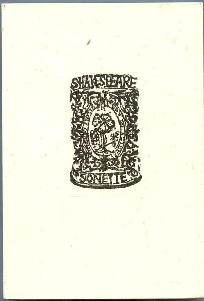 William Shakespeare Die Sonette