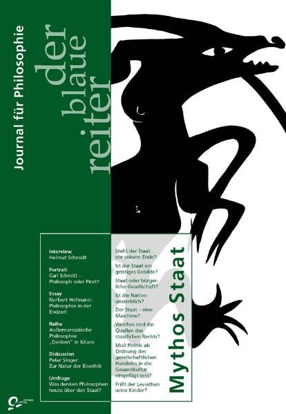 Der Blaue Reiter. Journal für Philosophie / Mythos Staat