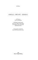 Rolf Julius - Small Music (Grau)