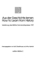 Aus der Geschichte Lernen /How to Learn from History