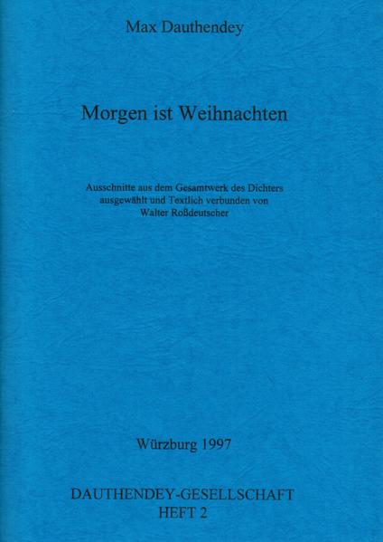 Morgen ist Weihnachten