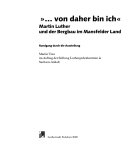 "von daher bin ich". Martin Luther und der Bergbau im Mansfelder Land