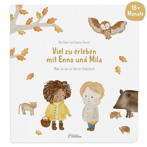 Wörter-Bilderbuch „Viel zu erleben mit Enno und Mila"