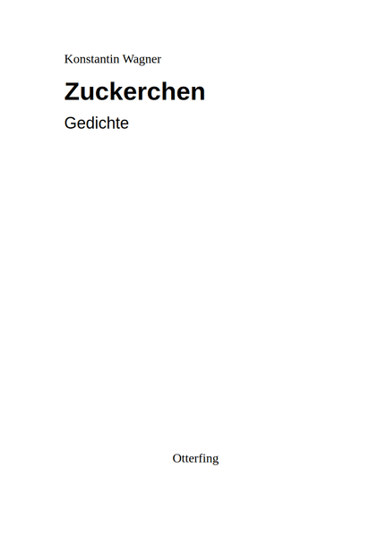 Zuckerchen