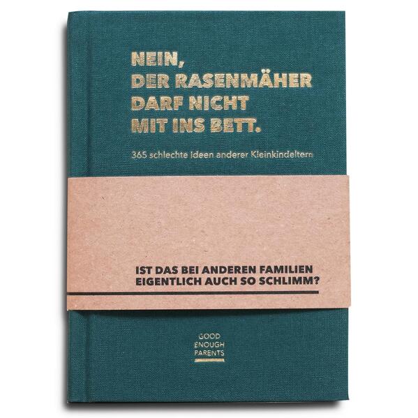 Nein, der Rasenmäher darf nicht mit ins Bett.