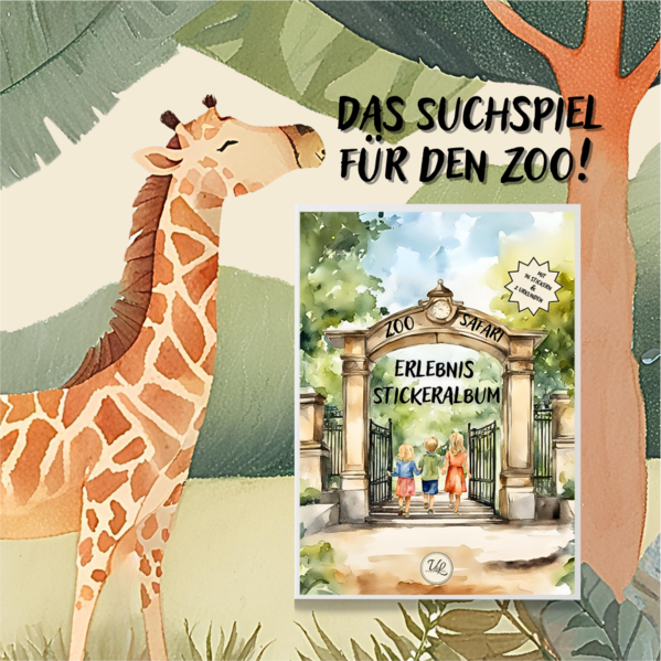 Erlebnis Stickeralbum Zoo-Safari