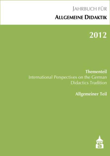 Jahrbuch für Allgemeine Didaktik 2012