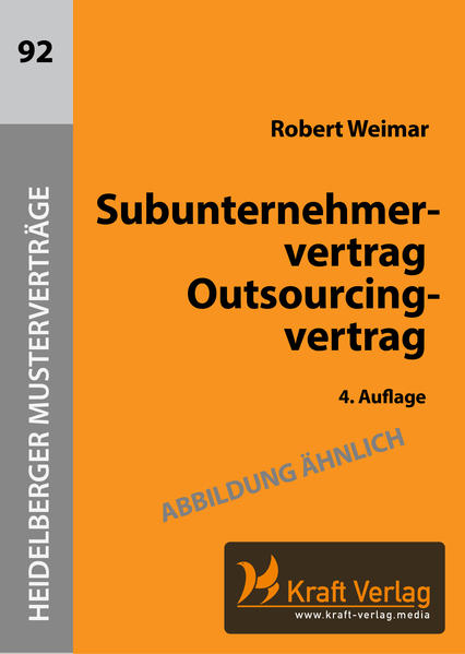 Subunternehmervertrag - Outsourcingvertrag