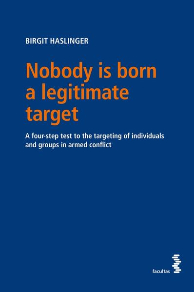 Nobody is born a legitimate target