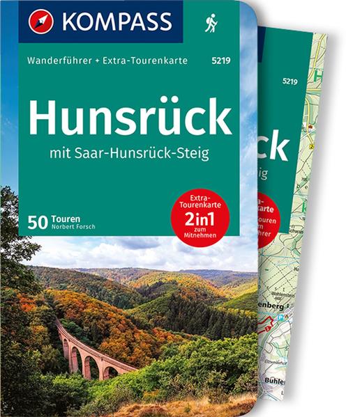 KOMPASS Wanderführer Hunsrück mit Saar-Hunsrück-Steig, 50 Touren