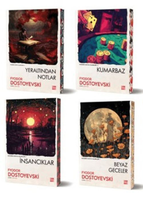 Dostoyevski 4lü Set 4 Kitap Takim