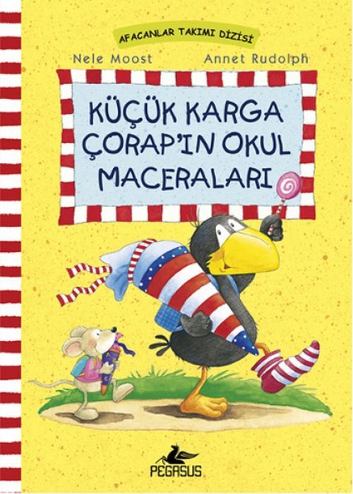 Afacanlar Takimi Dizisi - Kücük Karga Corapin Okul Maceralari Ciltli