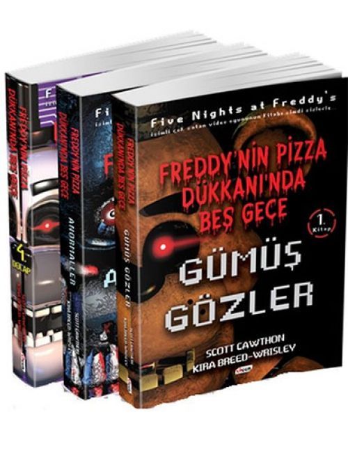 Freddynin Pizza Dükkaninda Bes Gece Serisi Seti 3 Kitap Takim