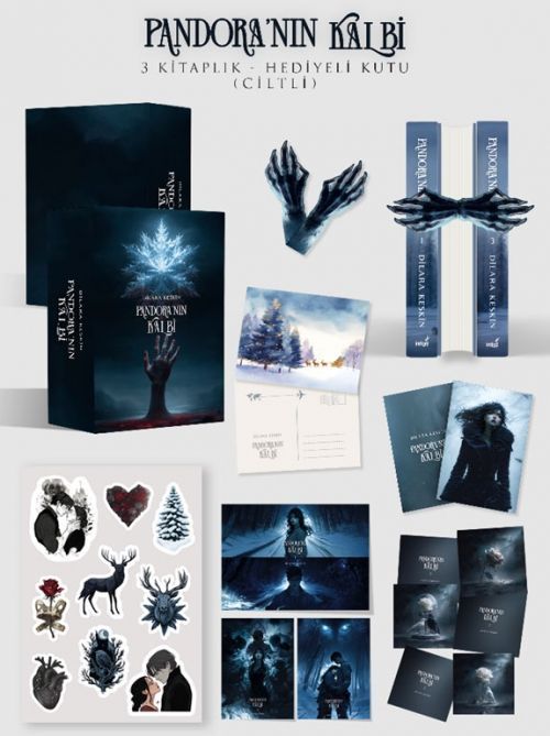 Pandoranin Kalbi 3 Kitap Takim - Ciltli, Hediye Kutulu