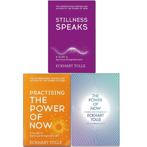 Eckhart Tolle The Power of Now Collection 3 Books Set, (The Power of Now: A Guide to Spiritual Enlightenment, Practising the Power of Now and Stillness Speaks: Whispers of Now)