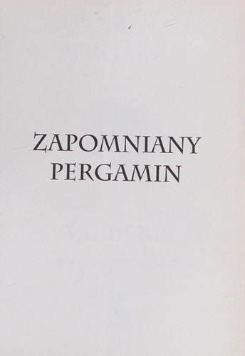 Zapomniany pergamin