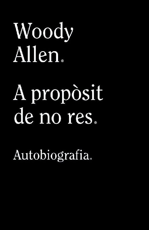 A propòsit de no res