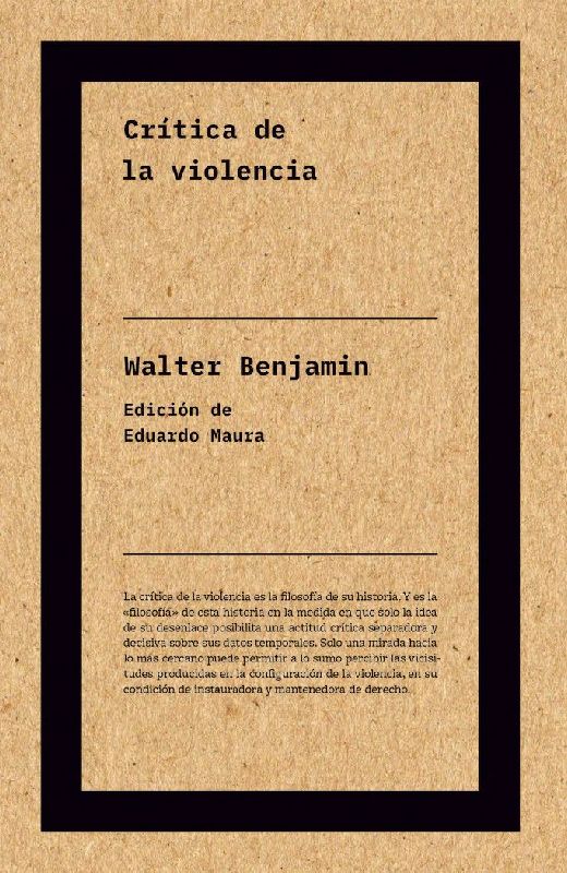 Crítica de la violencia