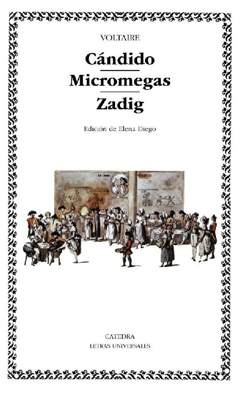 Cándido. Micromegas. Zadig