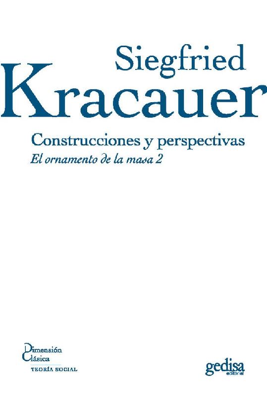 Construcciones y perspectivas : el ornamento de la masa, 2