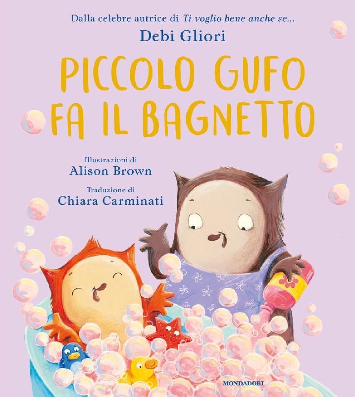 Piccolo Gufo fa il bagnetto