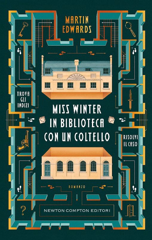 Miss Winter in biblioteca con un coltello