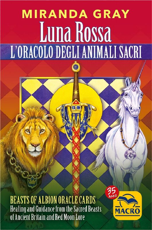 Luna Rossa. L'oracolo degli animali sacri. Beasts of albion oracle cards