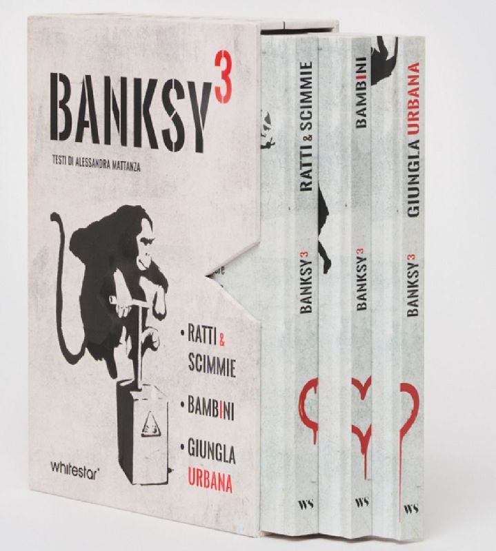 Banksy³. Ratti & scimmie-Bambini-Urban jungle