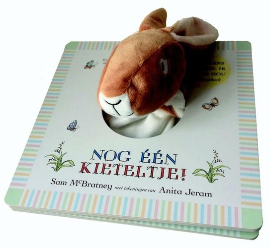 Nog één kieteltje: raad eens hoeveel ik van je hou : handpopboek