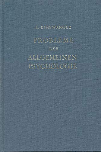 Einführung in die Probleme der allgemeinen Psychologie