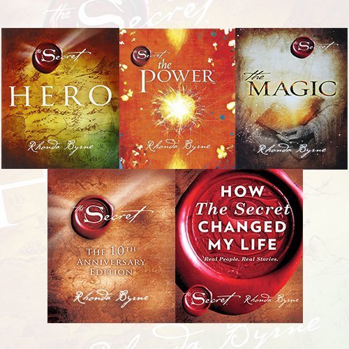 Rhonda Byrne Secret Series 5 Books Collection Set - (Hero,The Power ,The Magic,The Secret,How The Secret Changed My Life: Real People. Real Stories)