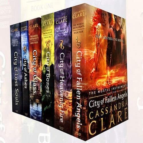 Mortal Instruments Series Collection 6 Books Set By Cassandra Clare (City of Bones, City of Ashes, City Glass, City of Lost Soul, City of Fallen Angels, City of Heavenly Fire)