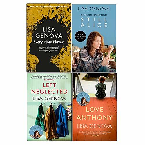 Lisa Genova 4 Books Collection Set (Every Note Played, Still Alice, Left Neglected, Love Anthony)