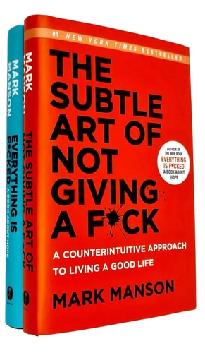 Mark Manson Collection 2 Books Set (The Subtle Art of Not Giving a Fck, Everything Is Fcked)