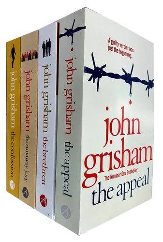 John Grisham Collection 4 Books Set (The Appeal, The Brethren, The Runaway Jury, The Confession)
