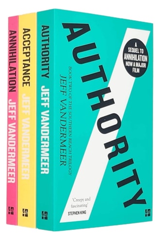 Southern Reach Trilogy 3 Books Collection Set By Jeff VanderMeer (Annihilation, Authority, Acceptance)