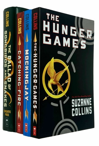 Suzanne Collins Hunger Games Collection 4 Books Set (The Hunger Games, Catching Fire, Mockingjay,The Ballad of Songbirds and Snakes)