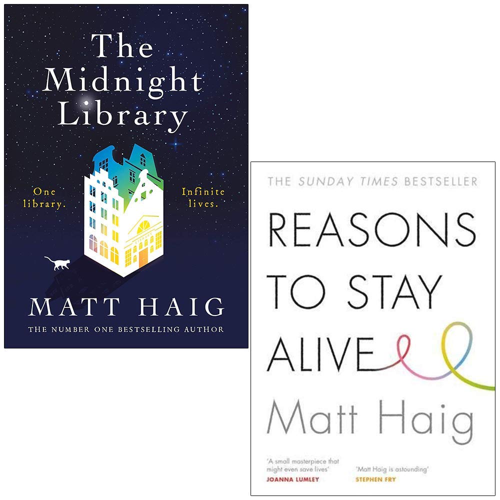 The Midnight Library [Hardcover] & Reasons to Stay Alive By Matt Haig 2 Books Collection Set