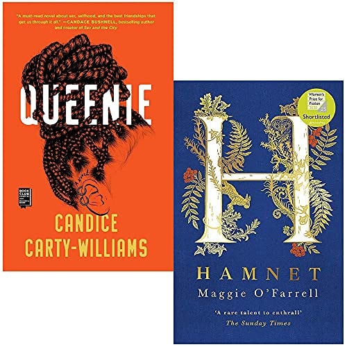 Queenie By Candice Carty-Williams & Hamnet By Maggie O'Farrell 2 Books Collection Set