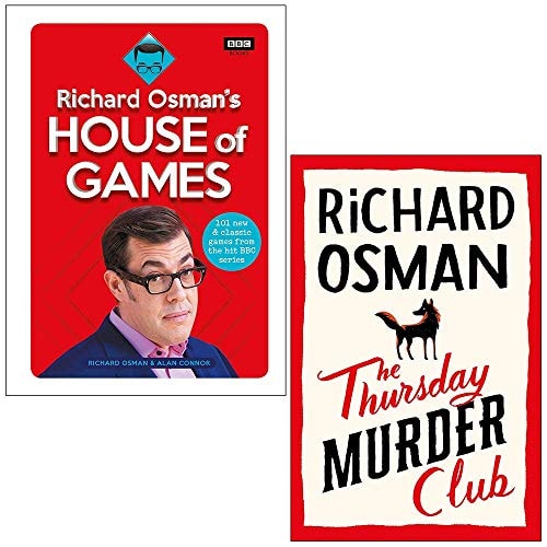 Richard Osman's House of Games & The Thursday Murder Club By Richard Osman 2 Books Collection Set