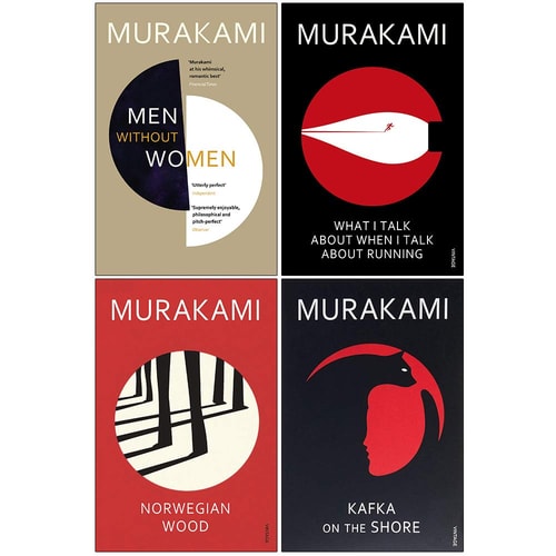 Haruki Murakami Collection 3 Books Set (Men Without Women, What I Talk About When I Talk About Running, Norwegian Wood)