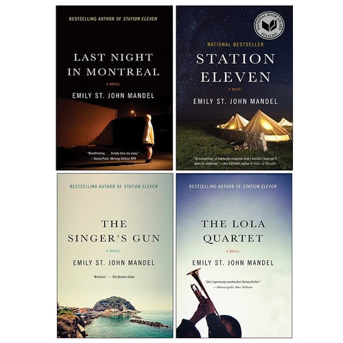 Emily St. John Mandel 4 Books Collection Set (The Singer's Gun, Last Night in Montreal, Station Eleven, The Lola Quartet)